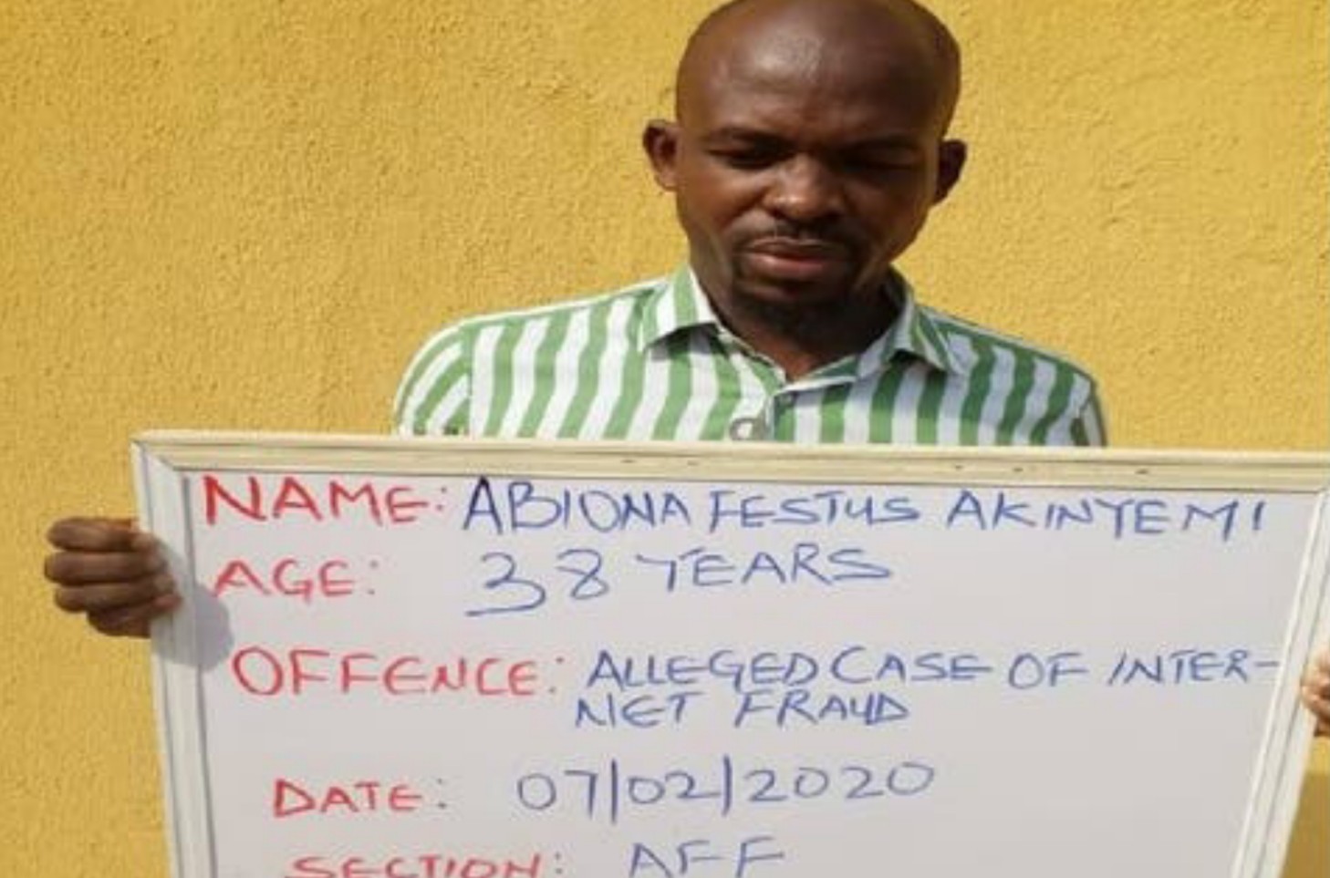 Suspected Yahoo Boy Wanted By FBI For Stealing From Retirees Jailed In Lagos